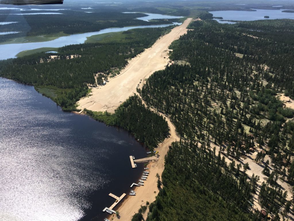 aerial video of the North Seal area