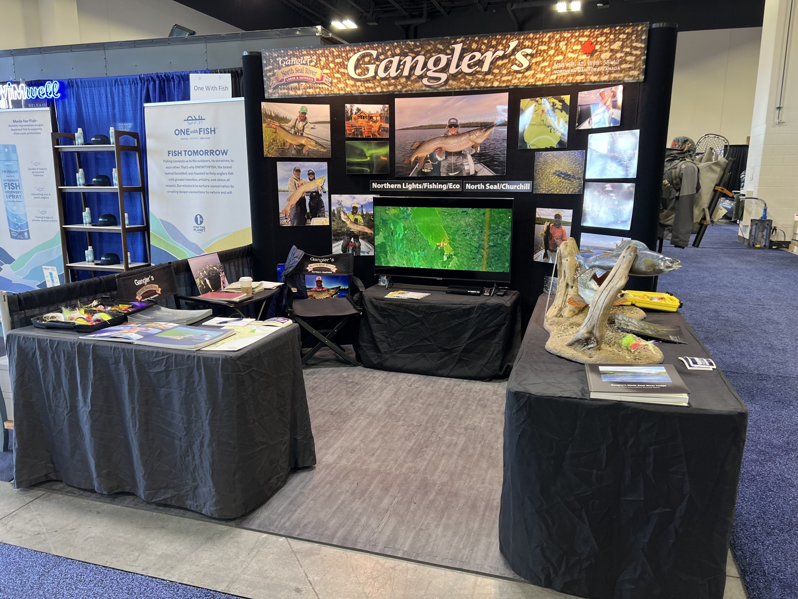 2024 Sport Show Schedule Gangler S Fishing   Fish Booth Scaled 